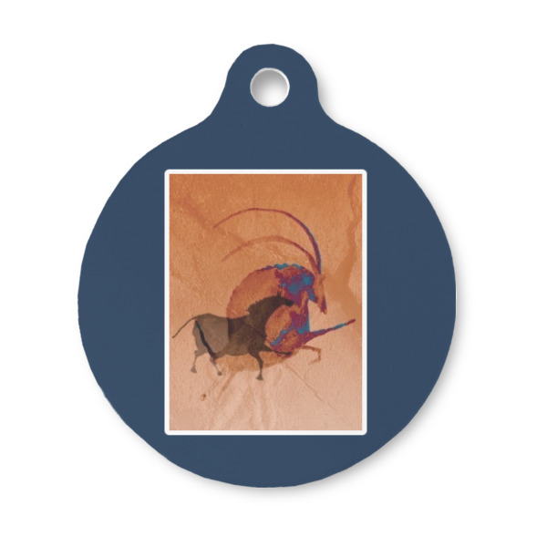 Custom Design Your Own Round Pet ID Tag - Small