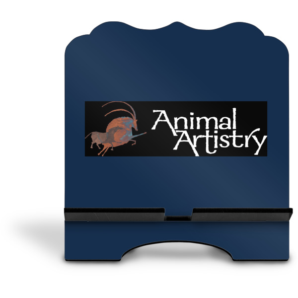 Custom Design - Stylized Tablet Stand - Front without iPad