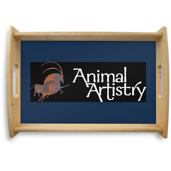 Custom Design Your Own Natural Wooden Tray - Small