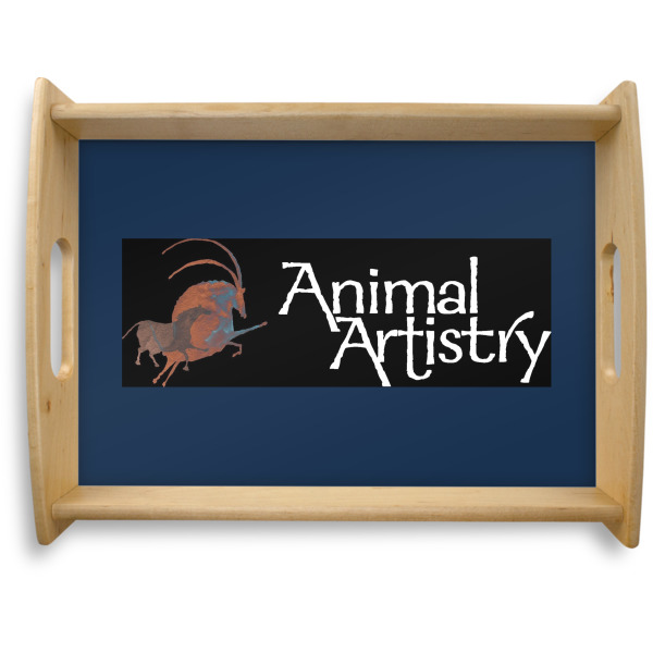 Custom Design Your Own Natural Wooden Tray - Large