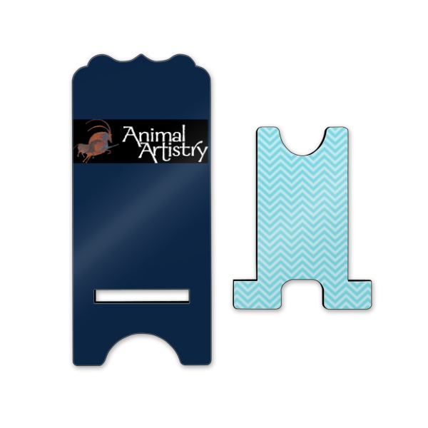 Custom Design - Stylized Phone Stand - Front & Back - Small