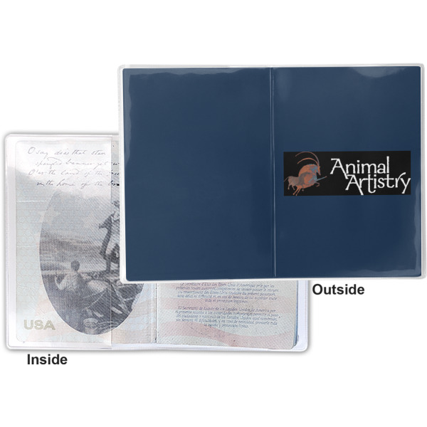 Custom Design - Vinyl Passport Holder - Flat Front and Back