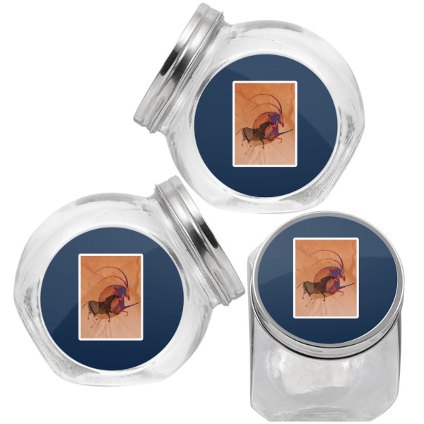 Custom Design - Puppy Treat Jar - Top Left Right