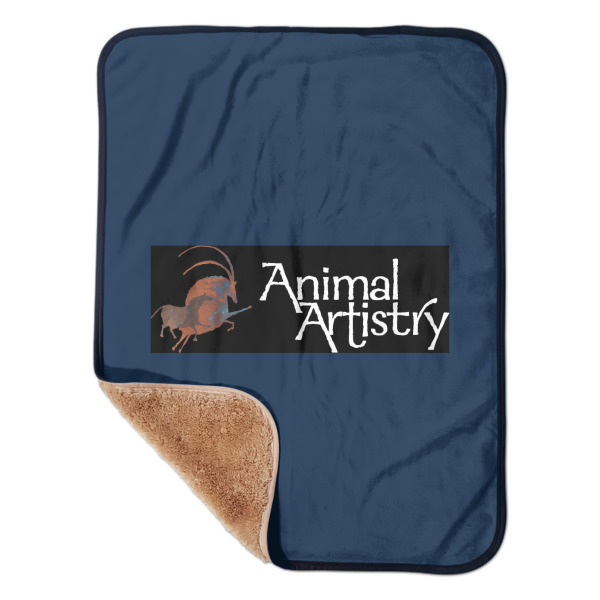 Custom Design Your Own Sherpa Baby Blanket - 30" x 40"