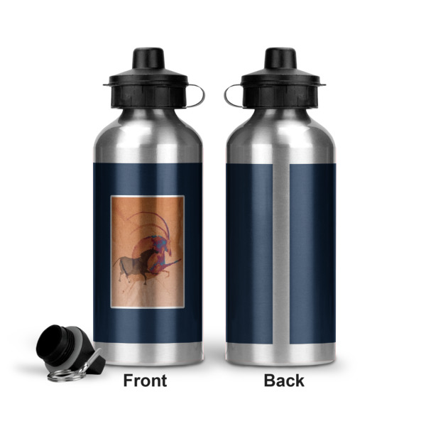 Custom Design - Aluminum Water Bottle - Front and Back
