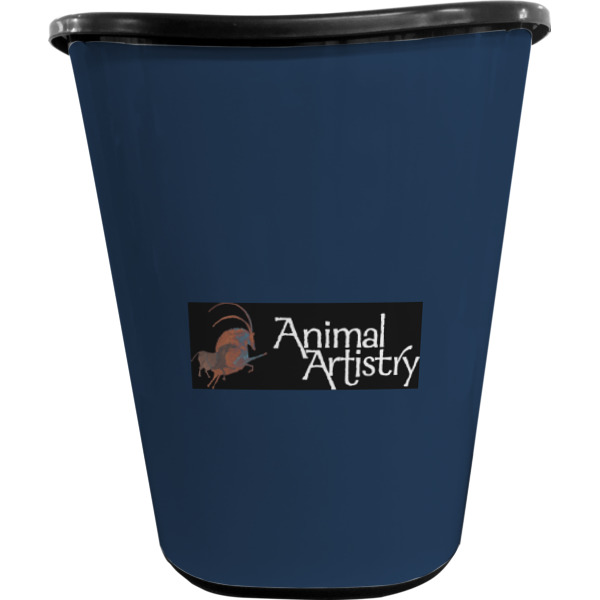 Custom Design - Waste Basket - Black - Front