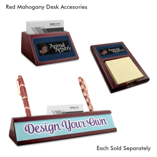 Custom Design - Mahogany Desk Accessories