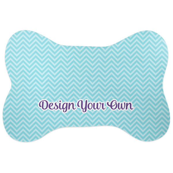 Custom Design Your Own Bone Shaped Dog Food Mat