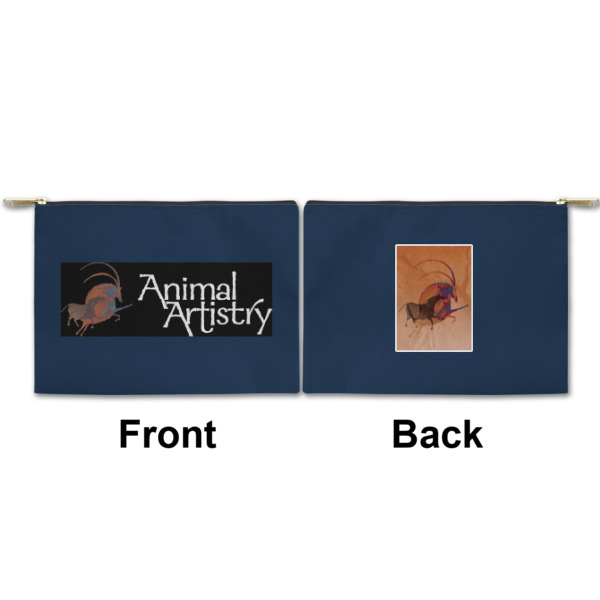 Custom Design - Small Zipper Pouch Approval (Front and Back)