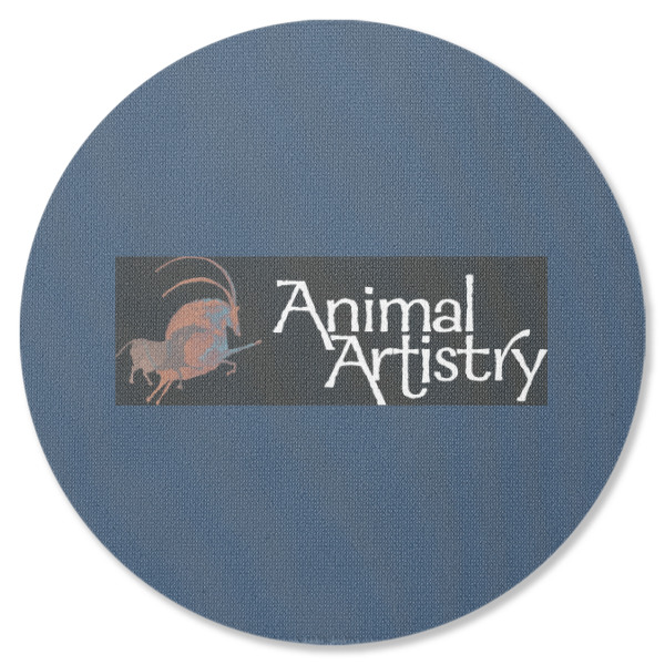Custom Design - Round Coaster Rubber Back - Single