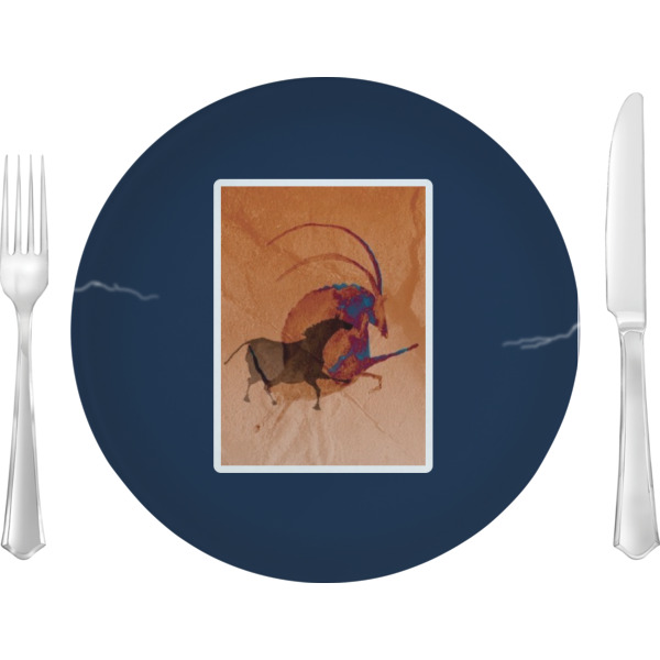 Custom Design Your Own 10" Glass Lunch / Dinner Plate