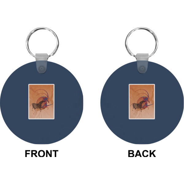 Custom Design - Circle Keychain (Front + Back)