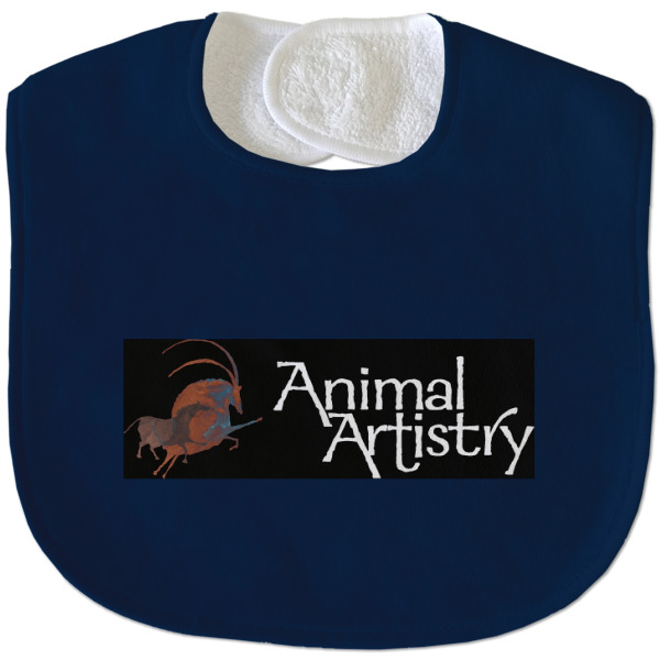 Custom Design - New Baby Bib - Closed and Folded