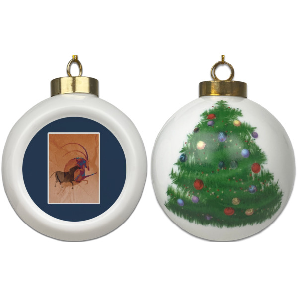Custom Design - Ceramic Christmas Ornament - X-Mas Tree (APPROVAL)