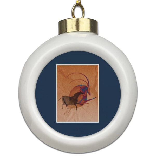 Custom Design Your Own Ceramic Ball Ornament