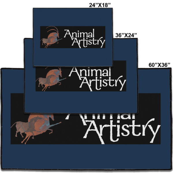 Custom Design - Door Mats - Size Comparison