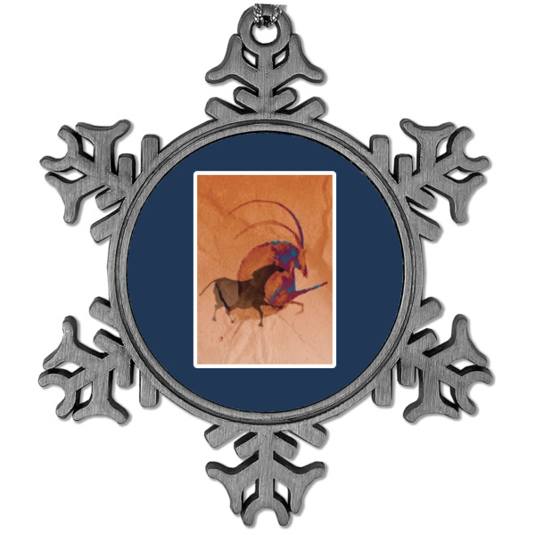 Custom Design Your Own Vintage Snowflake Ornament