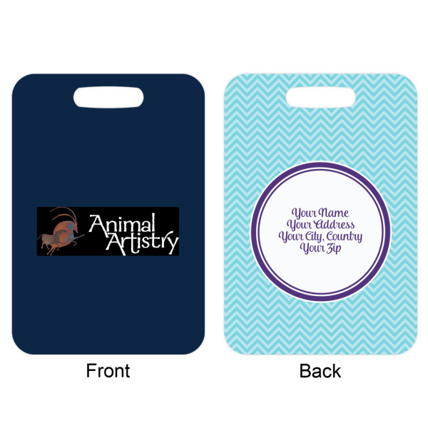 Custom Design - Metal Luggage Tag - Approval