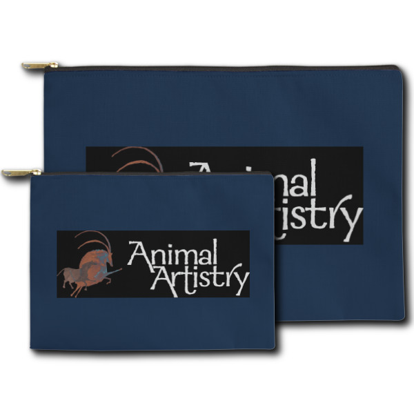 Custom Design - Zippered Pouches - Size Comparison