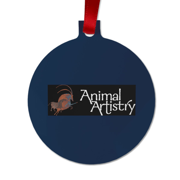 Custom Design - Metal Ball Ornament - Front
