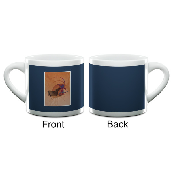 Custom Design - Double Shot Espresso Cup - Single - Front & Back