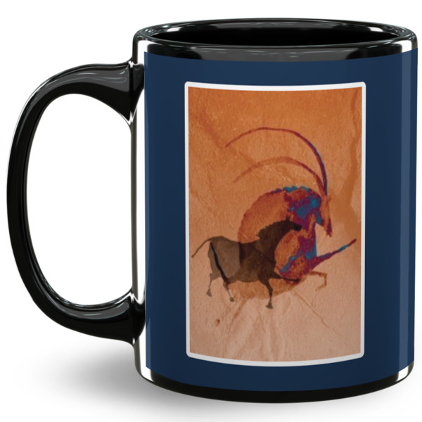 Custom Design Your Own 11 oz Coffee Mug - Black