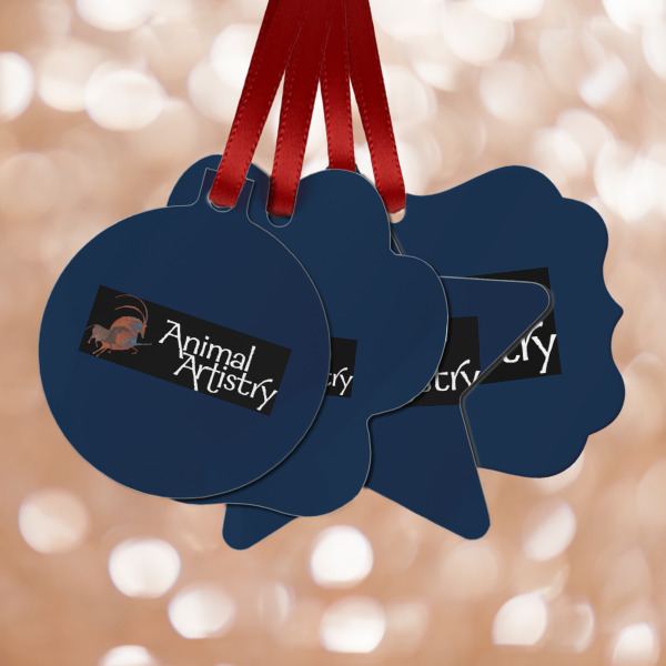 Custom Design Your Own Metal Ornaments - Double-Sided