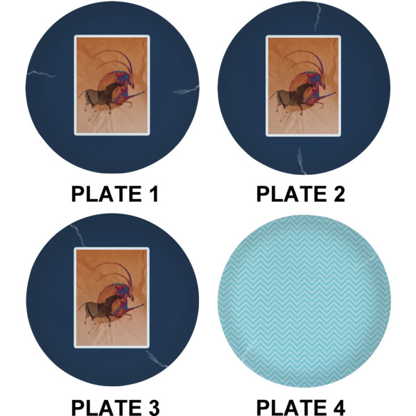 Custom Design - Set of Lunch / Dinner Plates (Approval)