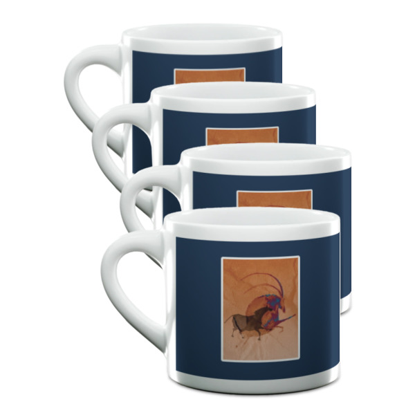 Custom Design Your Own Double Shot Espresso Cups - Set of 4