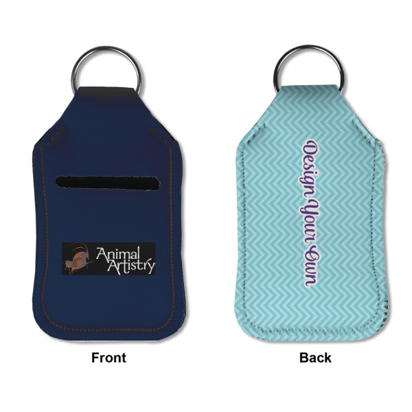 Custom Design - Sanitizer Holder Keychain - Small APPROVAL (Flat)
