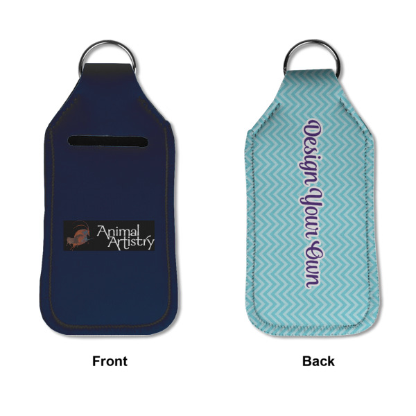 Custom Design - Sanitizer Holder Keychain - Large APPROVAL (Flat)