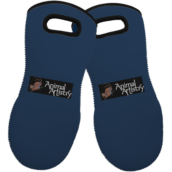 Custom Design - Neoprene Oven Mitt -Set of 2 - Front