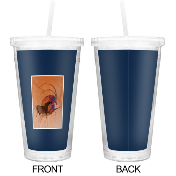 Custom Design - Double Wall Tumbler with Straw - Approval