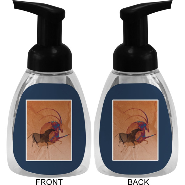 Custom Design - Foam Soap Bottle - Black - Front & Back