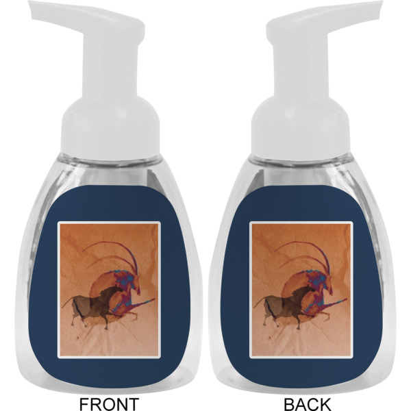 Custom Design - Foam Soap Bottle - White - Front & Back