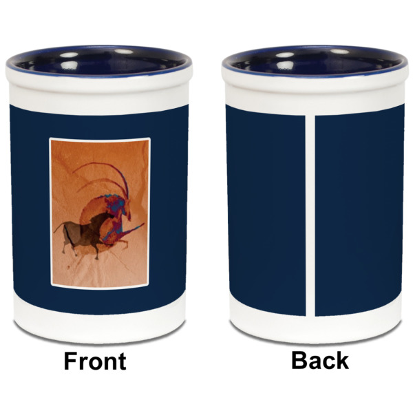 Custom Design - Pencil Holder - Blue - approval