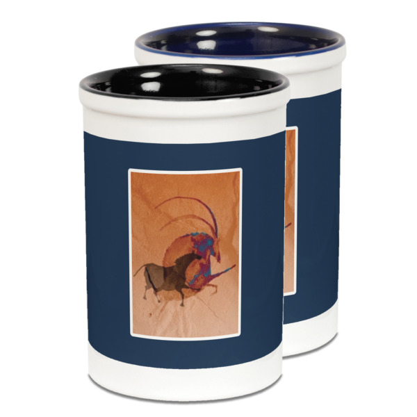 Custom Design Your Own Ceramic Pencil Holder - Large