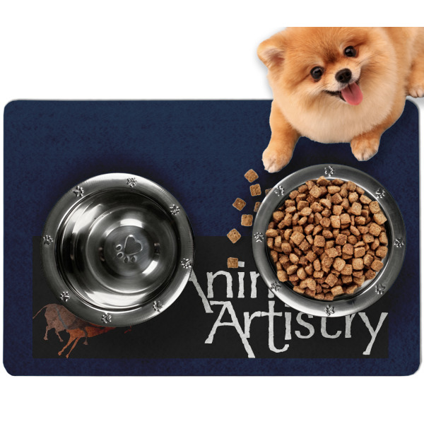 Custom Design Your Own Dog Food Mat - Small