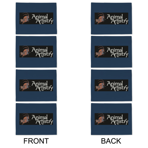 Custom Design - Linen Placemat - Double Sided - Approval - Set of 4