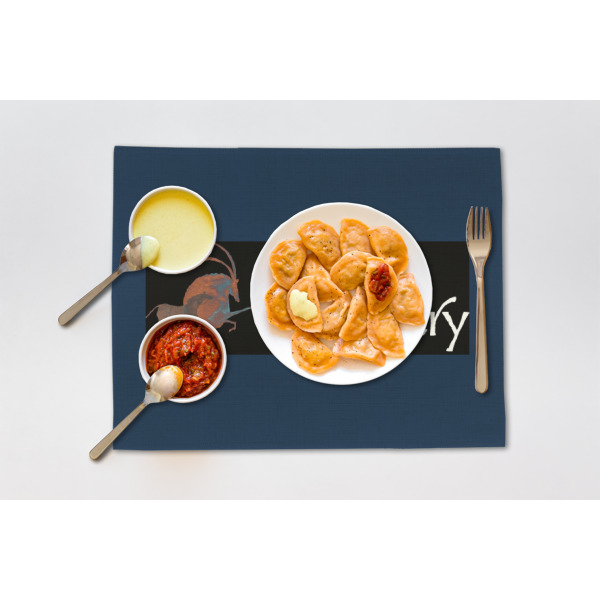 Custom Design - Linen Placemat - Single - Lifestyle