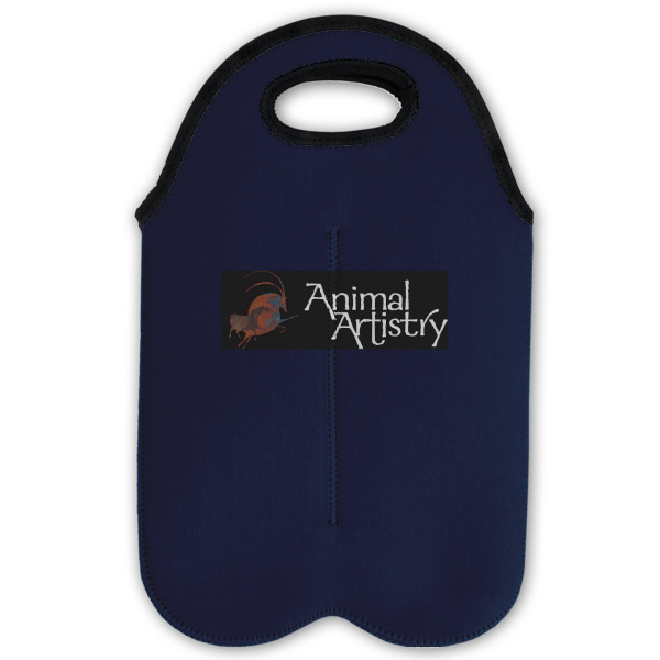 Custom Design - Double Wine Tote - Flat