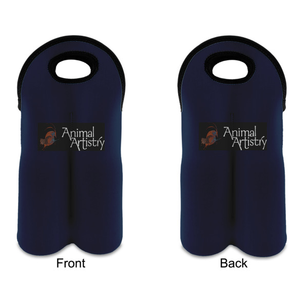 Custom Design - Double Wine Tote - Front & Back