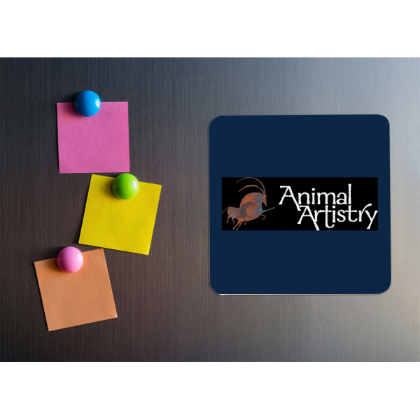 Custom Design - Square Fridge Magnet - LIFESTYLE