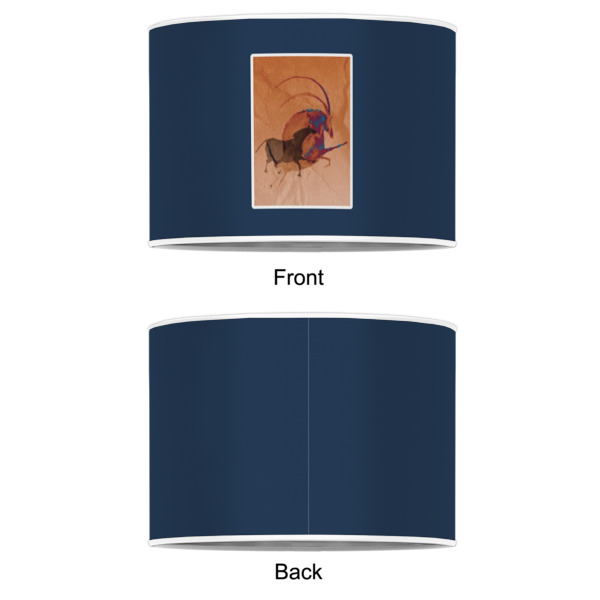 Custom Design - 12" Drum Lampshade - APPROVAL (Poly Film)