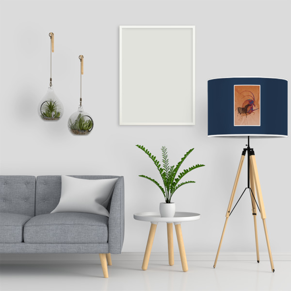 Custom Design - 16" Drum Lampshade - LIFESTYLE