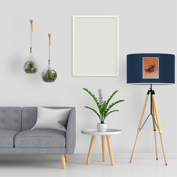 Custom Design - 12" Drum Lampshade - LIFESTYLE