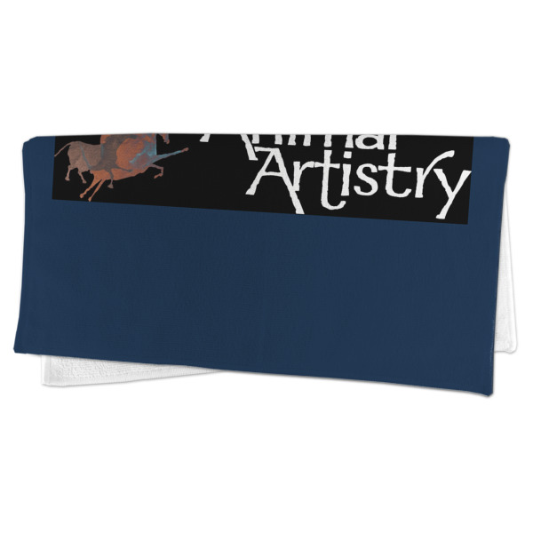 Custom Design - Microfiber Dish Rag - FOLDED (half)