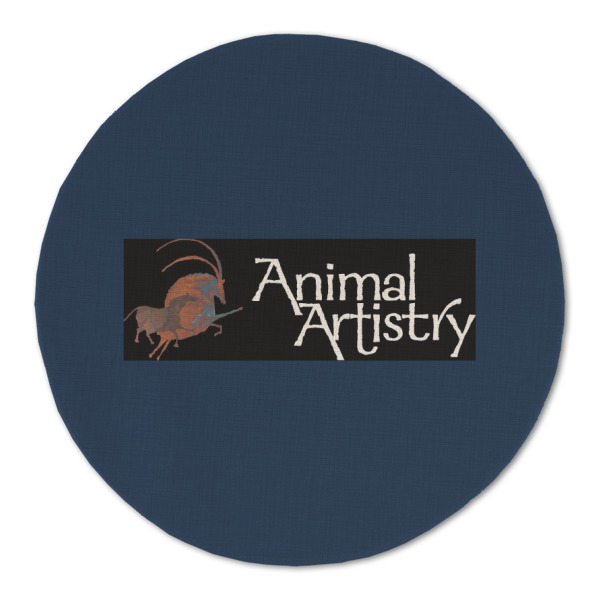 Custom Design - Round Linen Placemats - FRONT (Double Sided)