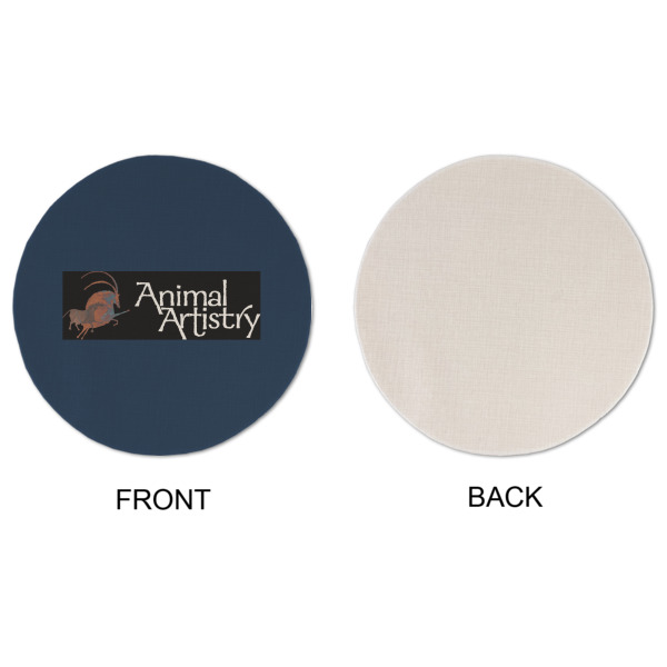 Custom Design - Round Linen Placemats - APPROVAL (single sided)