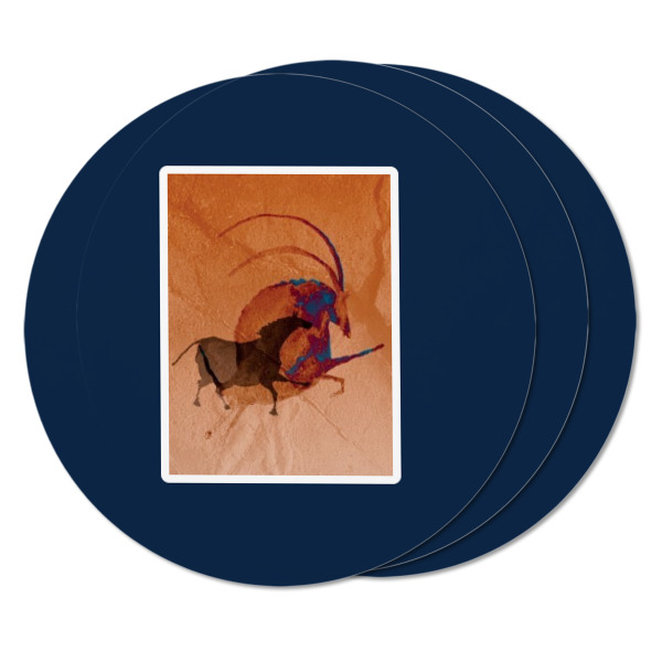 Custom Design - Round Fridge Magnet - THREE